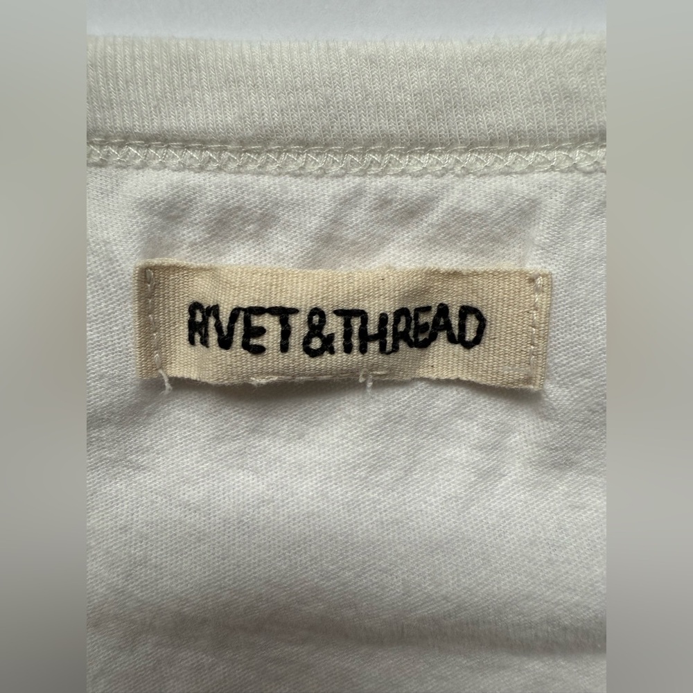 Rivet & Thread Later Gator White T Shirt xxl boxy fit - Picture 3 of 8